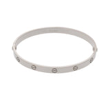 CARTIER カルティエ ラブブレスレット ビックサイズ #21 メンズ K18ホワイトゴールド WG ブレスレット Aランク 中古 銀蔵