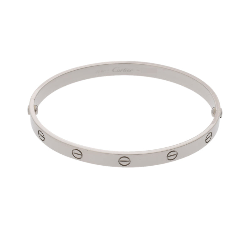 CARTIER カルティエ ラブブレスレット ビックサイズ #21 メンズ K18ホワイトゴールド WG ブレスレット Aランク 中古 銀蔵