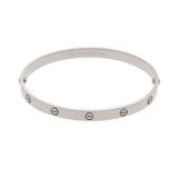 CARTIER カルティエ ラブブレスレット ビックサイズ #21 メンズ K18ホワイトゴールド WG ブレスレット Aランク 中古 銀蔵