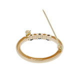 TIFFANY&Co. ティファニー サークルモチーフ サファイア ダイヤ ゴールド ユニセックス K18イエローゴールド YG ブローチ Aランク 中古 銀蔵