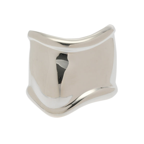 TIFFANY&Co. ティファニー ボーンカフ ミディアム バングル 右腕用 レディース スターリンシルバー(AG925) ブレスレット Aランク 中古 銀蔵