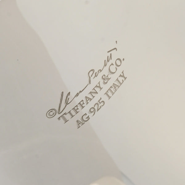 TIFFANY&Co. ティファニー ボーンカフ ミディアム バングル レディース スターリンシルバー(AG925) ブレスレット Aランク 中古 銀蔵