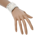 TIFFANY&Co. ティファニー ボーンカフ ミディアム バングル レディース スターリンシルバー(AG925) ブレスレット Aランク 中古 銀蔵