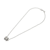 BVLGARI ブルガリ B-ZERO1 レディース K18ホワイトゴールド WG ネックレス Aランク 中古 銀蔵