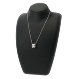 BVLGARI ブルガリ B-ZERO1 レディース K18ホワイトゴールド WG ネックレス Aランク 中古 銀蔵