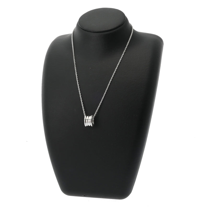 BVLGARI ブルガリ B-ZERO1 レディース K18ホワイトゴールド WG ネックレス Aランク 中古 銀蔵