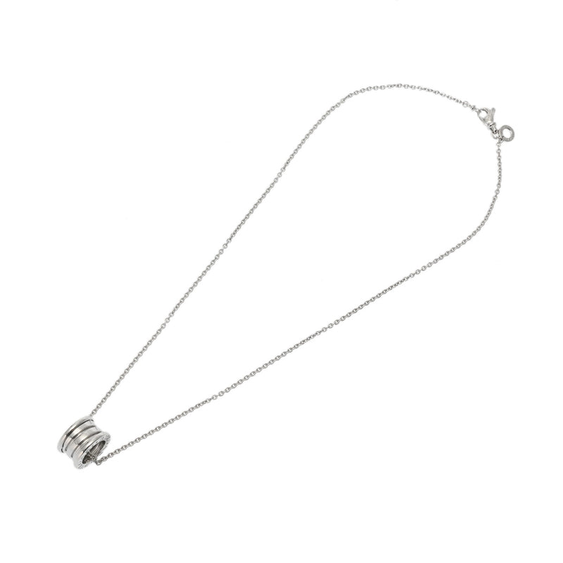 BVLGARI ブルガリ B-ZERO1 レディース K18ホワイトゴールド WG ネックレス Aランク 中古 銀蔵