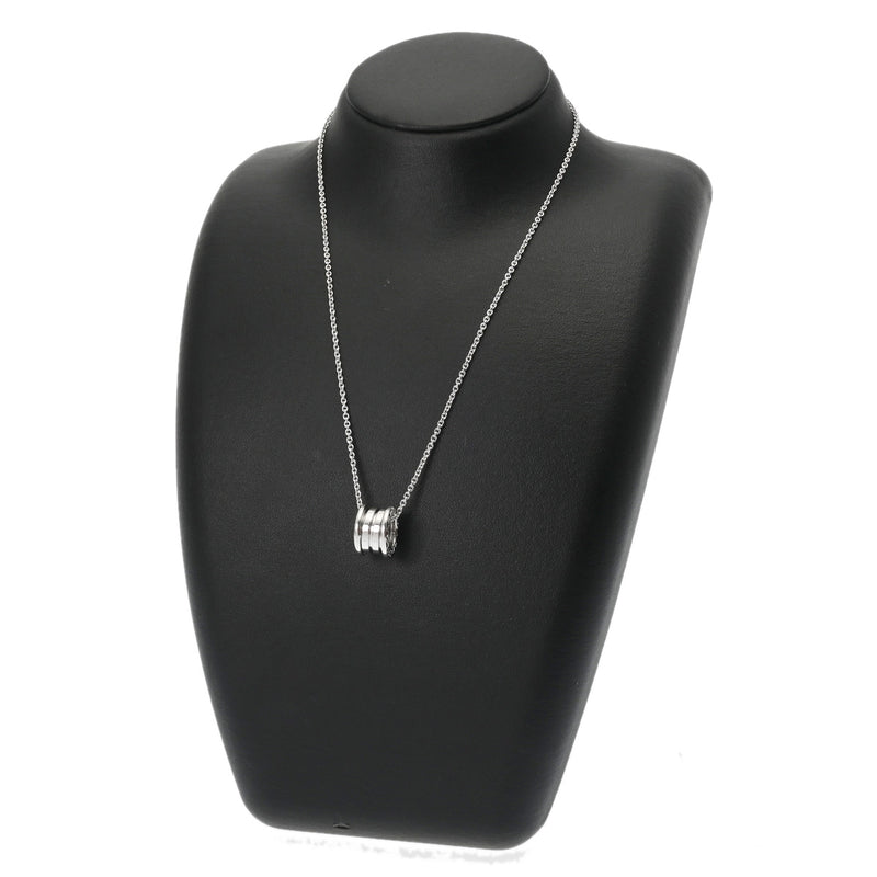 BVLGARI ブルガリ B-ZERO1 レディース K18ホワイトゴールド WG ネックレス Aランク 中古 銀蔵