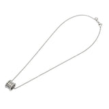 BVLGARI ブルガリ B-ZERO1 レディース K18ホワイトゴールド WG ネックレス Aランク 中古 銀蔵