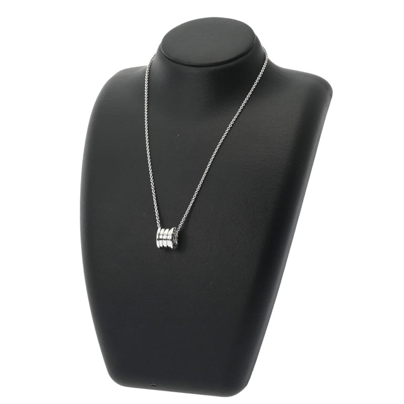 BVLGARI ブルガリ B-ZERO1 レディース K18ホワイトゴールド WG ネックレス Aランク 中古 銀蔵