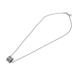 BVLGARI ブルガリ B-ZERO1 レディース K18ホワイトゴールド WG ネックレス Aランク 中古 銀蔵