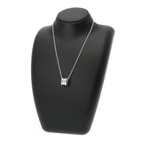 BVLGARI ブルガリ B-ZERO1 レディース K18ホワイトゴールド WG ネックレス Aランク 中古 銀蔵