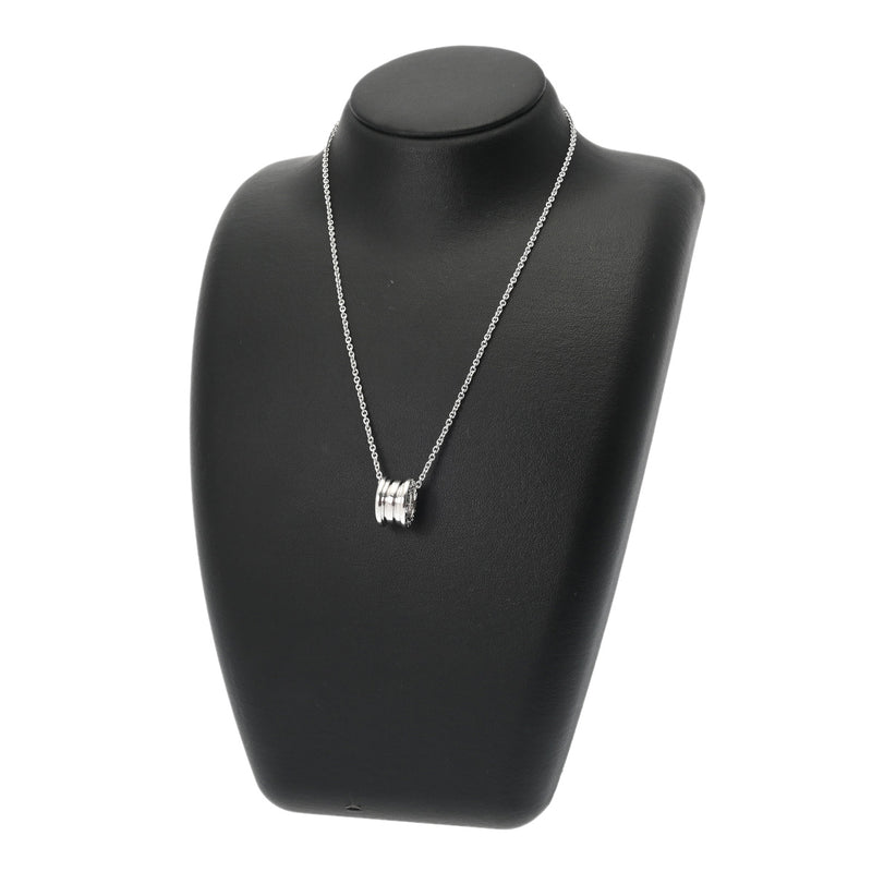 BVLGARI ブルガリ B-ZERO1 レディース K18ホワイトゴールド WG ネックレス Aランク 中古 銀蔵