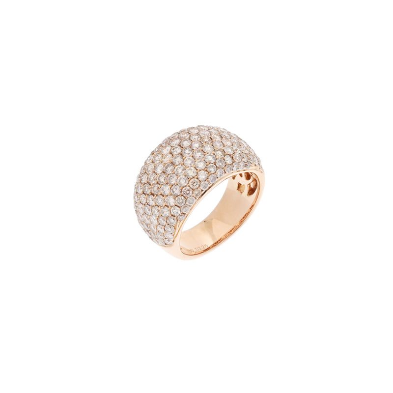 no brand ノーブランド ダイヤ 3.26ct #13 13号 レディース K18ピンクゴールド リング・指輪 Aランク 中古 銀蔵