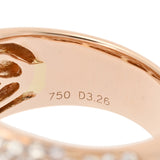 no brand ノーブランド ダイヤ 3.26ct #13 13号 レディース K18ピンクゴールド PG リング・指輪 Aランク 中古 銀蔵