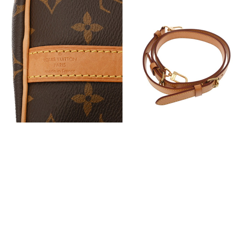 LOUIS VUITTON ルイヴィトン モノグラム スピーディ バンドリエール 25 ブラウン M46977 ユニセックス モノグラムキャンバス ハンドバッグ ABランク 中古 銀蔵