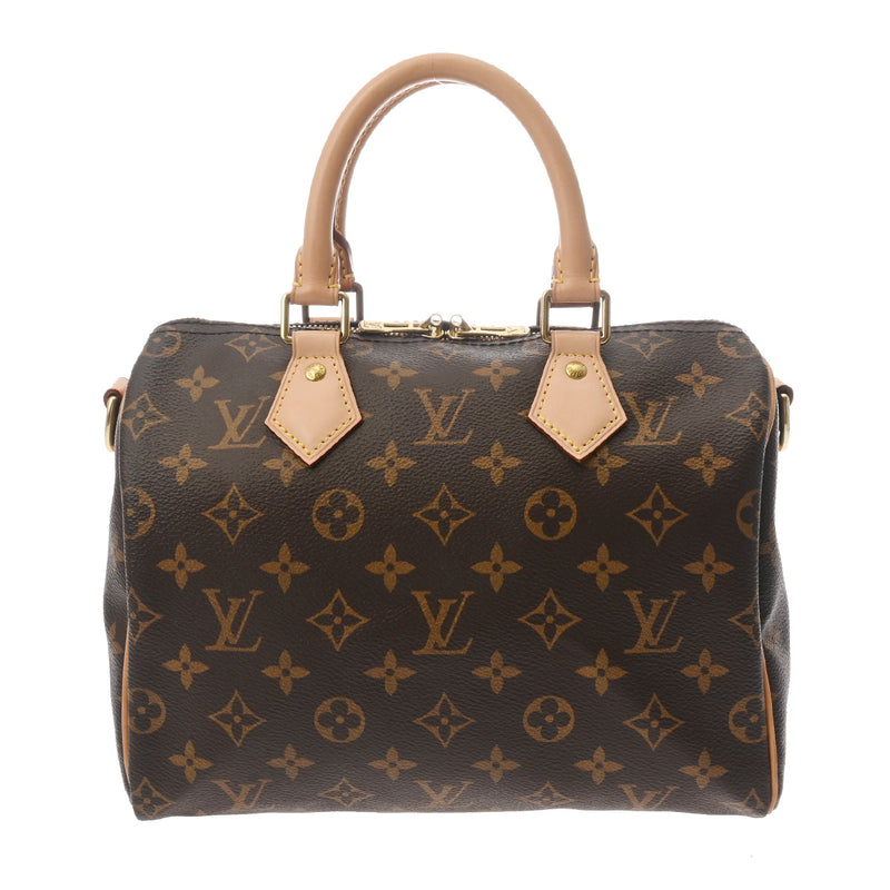 LOUIS VUITTON ルイヴィトン モノグラム スピーディ バンドリエール 25 ブラウン M46977 ユニセックス モノグラムキャンバス ハンドバッグ ABランク 中古 銀蔵