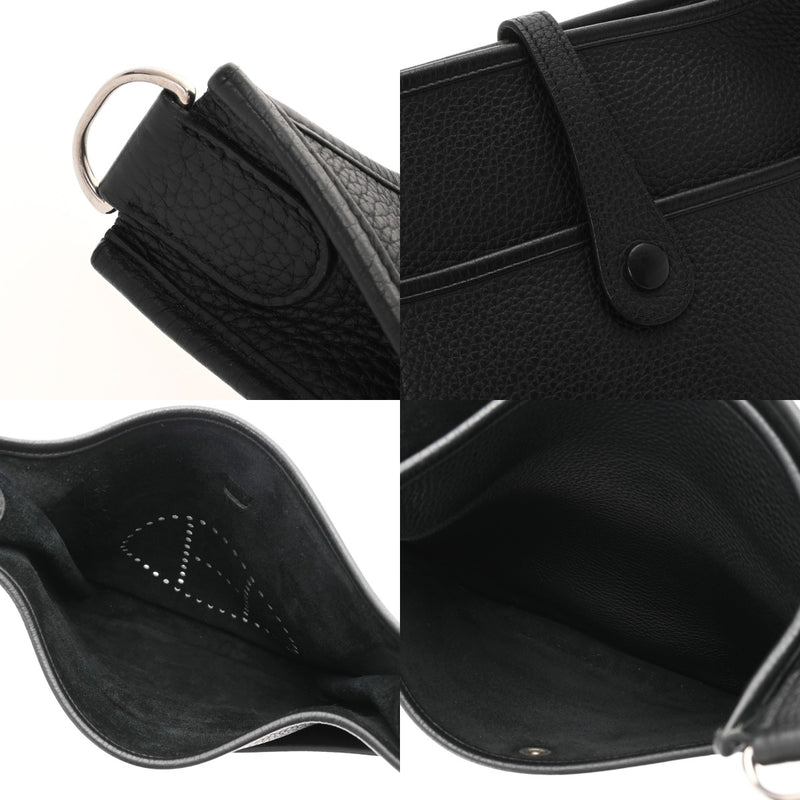 HERMES エルメス エブリン エヴリン3 PM ブラック □R刻印(2014年頃) ユニセックス トリヨンクレマンス ショルダーバッグ Aランク 中古 銀蔵