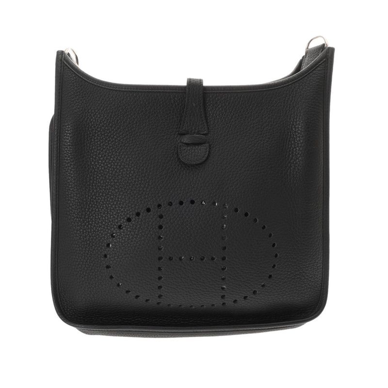 HERMES エルメス エブリン エヴリン3 PM ブラック □R刻印(2014年頃) ユニセックス トリヨンクレマンス ショルダーバッグ Aランク 中古 銀蔵