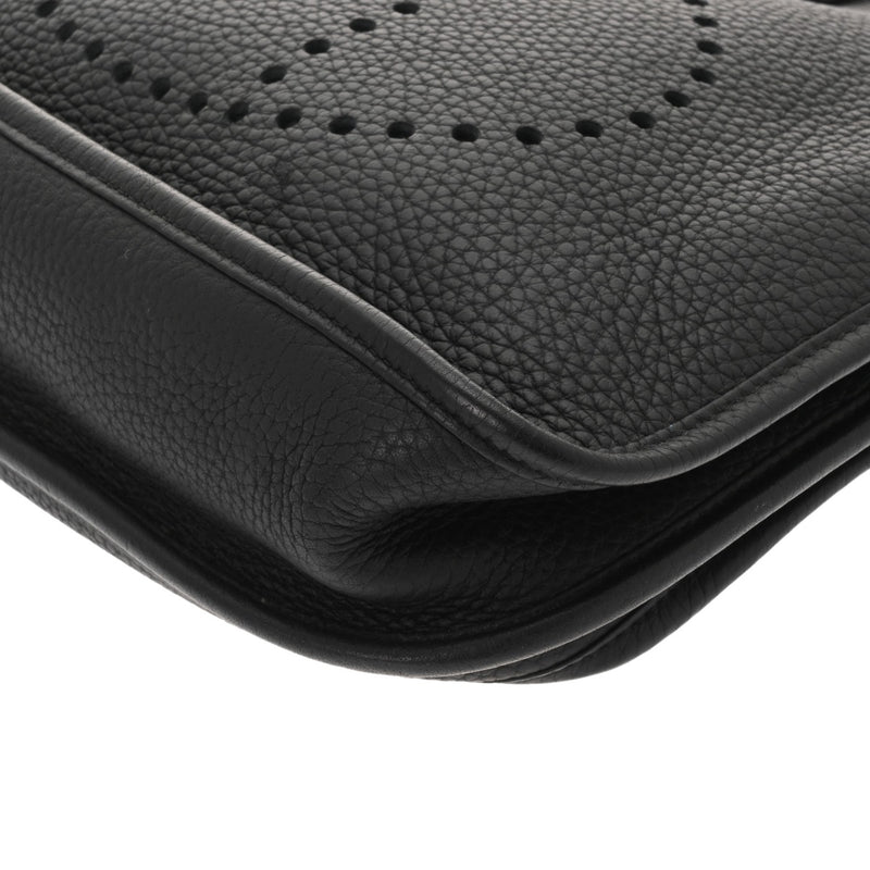 HERMES エルメス エブリン エヴリン3 PM ブラック □R刻印(2014年頃) ユニセックス トリヨンクレマンス ショルダーバッグ Aランク 中古 銀蔵