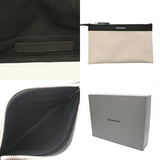 BALENCIAGA バレンシアガ ネイビーカバス M ホワイト ブラック 339936 レディース キャンバス レザー ハンドバッグ ABランク 中古 銀蔵
