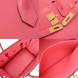 HERMES エルメス バーキン 30 SPオーダー ローズアザレ A刻印(2017年頃) レディース ヴォーエプソン ハンドバッグ Aランク 中古 銀蔵