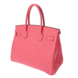 HERMES エルメス バーキン 30 SPオーダー ローズアザレ A刻印(2017年頃) レディース ヴォーエプソン ハンドバッグ Aランク 中古 銀蔵