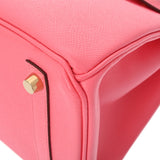 HERMES エルメス バーキン 30 SPオーダー ローズアザレ A刻印(2017年頃) レディース ヴォーエプソン ハンドバッグ Aランク 中古 銀蔵