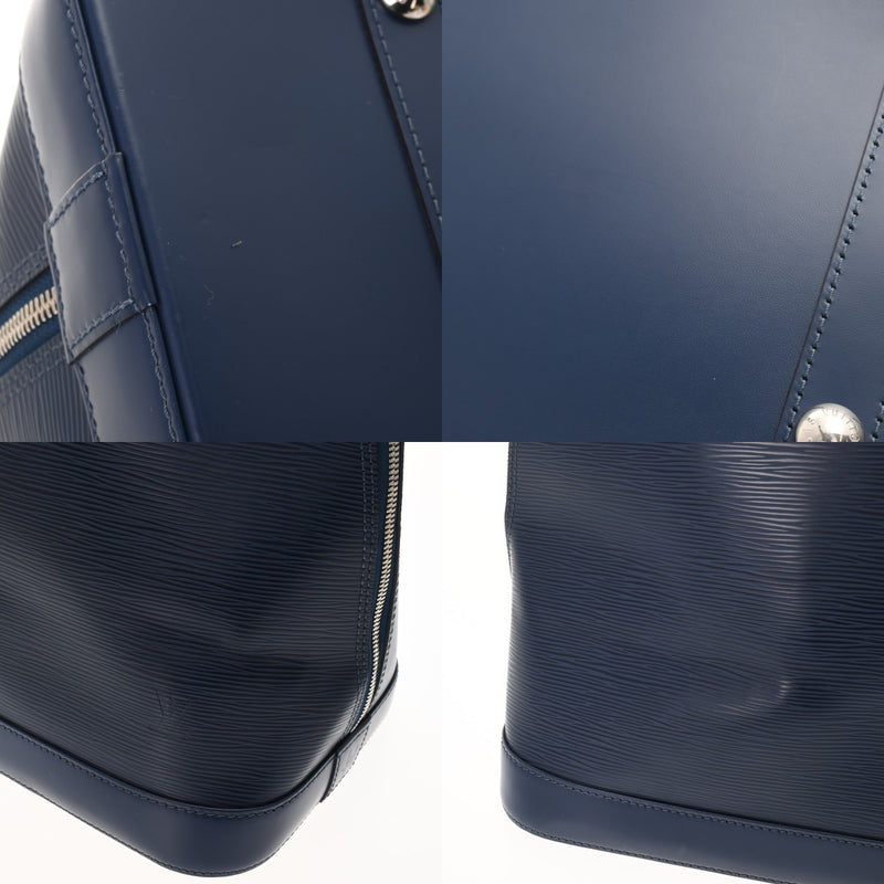 LOUIS VUITTON ルイヴィトン エピ アルマ GM インディゴブルー - レディース エピレザー ハンドバッグ ABランク 中古 銀蔵