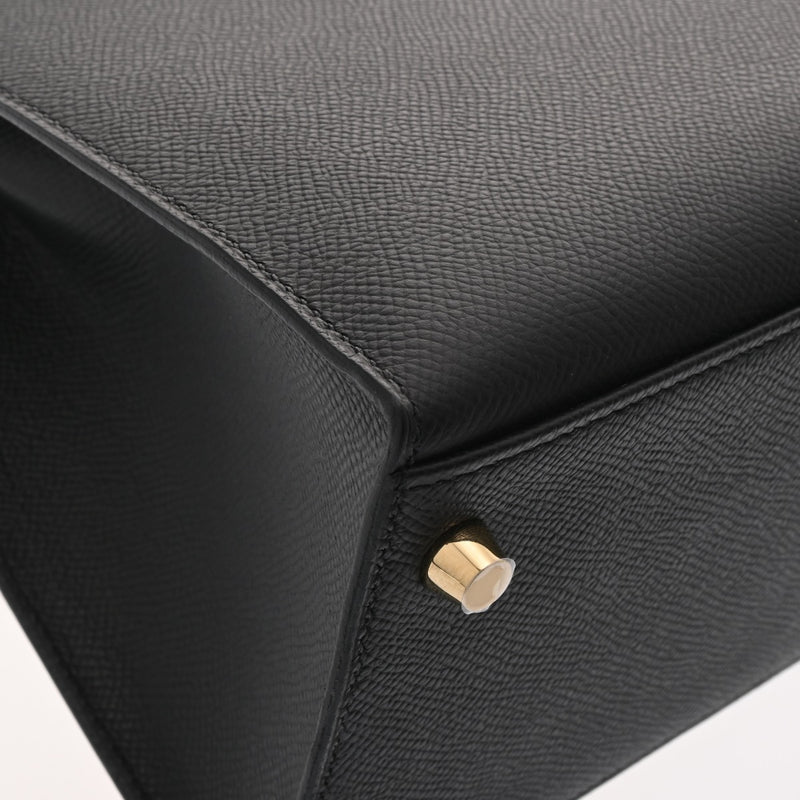 HERMES エルメス ケリー 28 外縫い 2WAY ブラック B刻印(2023年頃) レディース ヴォーエプソン ハンドバッグ 新同 中古 銀蔵