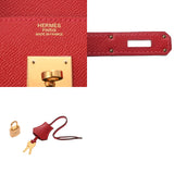 HERMES エルメス バーキン 30 ルージュカザック R刻印(2014年頃)  レディース ヴォーエプソン ハンドバッグ Aランク 中古 銀蔵