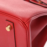 HERMES エルメス バーキン 30 ルージュカザック R刻印(2014年頃)  レディース ヴォーエプソン ハンドバッグ Aランク 中古 銀蔵