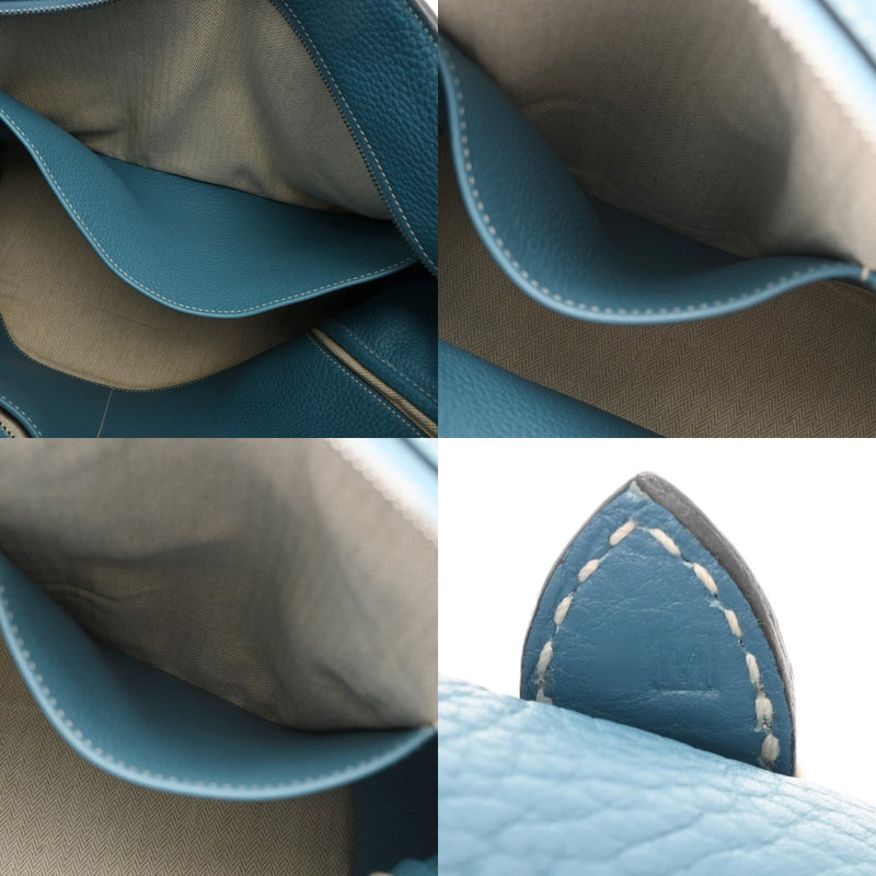 HERMES エルメス ピュールサングル 35 ブルージーン □M刻印(2009年頃) レディース トリヨンクレマンス ハンドバッグ ABランク 中古 銀蔵