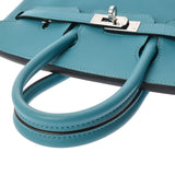 HERMES エルメス バーキン 25 ターコイズ □R刻印(2014年頃) レディース ヴォースイフト ハンドバッグ ABランク 中古 銀蔵