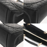 CHANEL シャネル マトラッセ GST グランドショッピングトート ブラック A50995 レディース キャビアスキン トートバッグ Aランク 中古 銀蔵