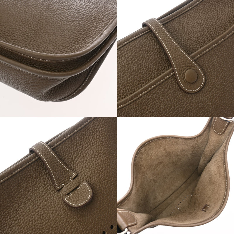 HERMES エルメス エブリン エヴリン3 PM エトゥープ A刻印(2017年頃) ユニセックス トリヨンクレマンス ショルダーバッグ Aランク 中古 銀蔵