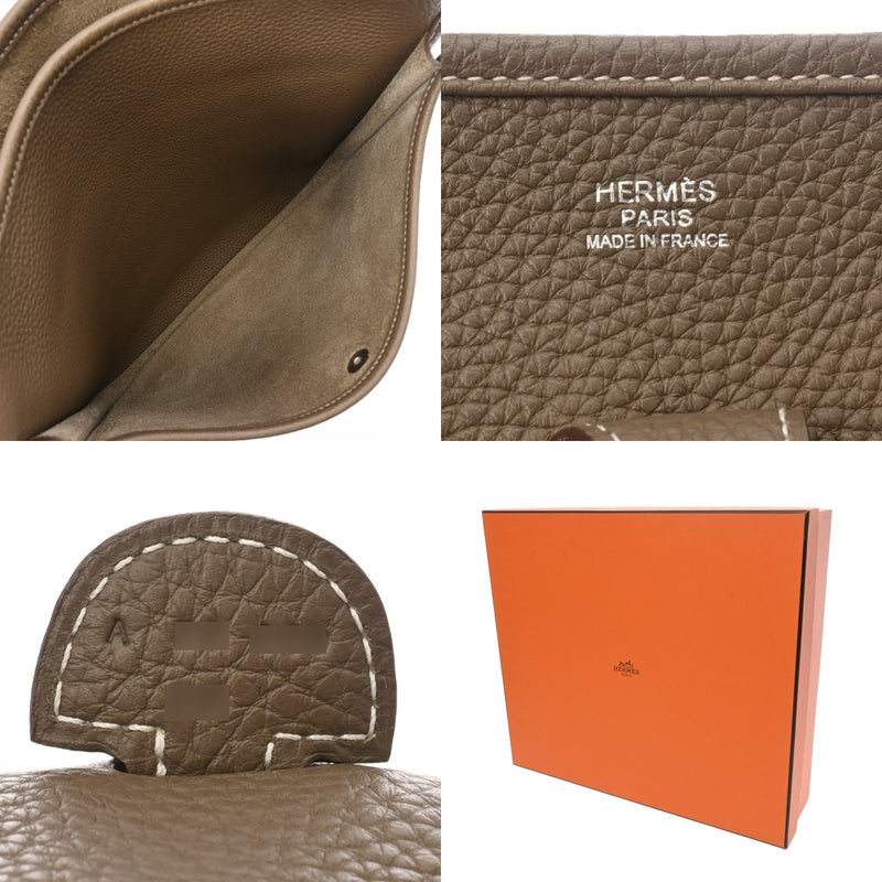 HERMES エルメス エブリン エヴリン3 PM エトゥープ A刻印(2017年頃) ユニセックス トリヨンクレマンス ショルダーバッグ Aランク 中古 銀蔵