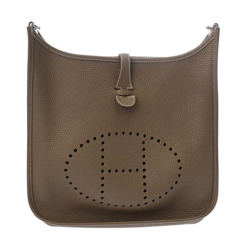 HERMES エルメス エブリン エヴリン3 PM エトゥープ A刻印(2017年頃) ユニセックス トリヨンクレマンス ショルダーバッグ Aランク 中古 銀蔵