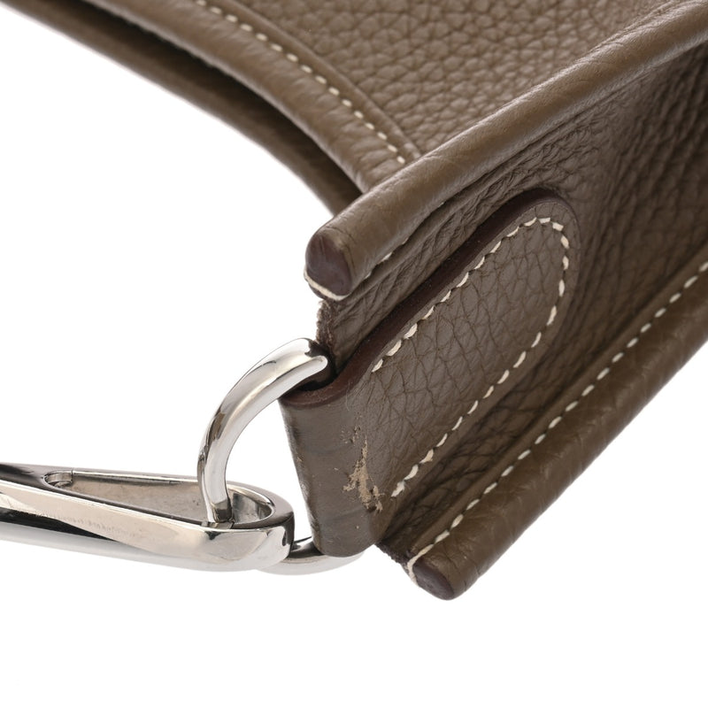 HERMES エルメス エブリン エヴリン3 PM エトゥープ A刻印(2017年頃) ユニセックス トリヨンクレマンス ショルダーバッグ Aランク 中古 銀蔵