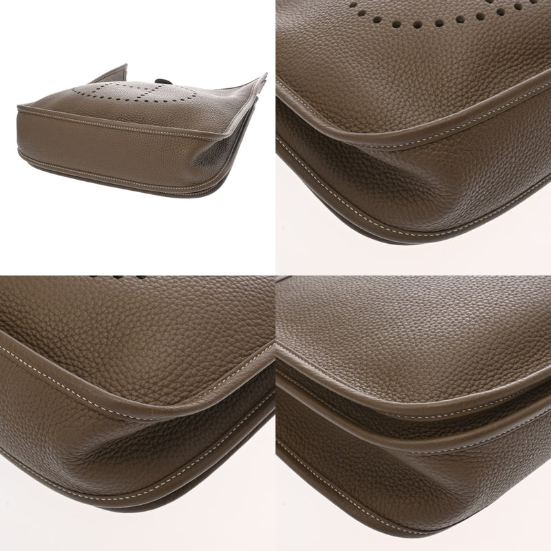 HERMES エルメス エブリン エヴリン3 PM エトゥープ A刻印(2017年頃) ユニセックス トリヨンクレマンス ショルダーバッグ Aランク 中古 銀蔵