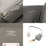 HERMES エルメス バーキン 30 グリムエット X刻印(2016年頃)  レディース トゴ ハンドバッグ Aランク 中古 銀蔵