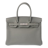 HERMES エルメス バーキン 30 グリムエット X刻印(2016年頃)  レディース トゴ ハンドバッグ Aランク 中古 銀蔵