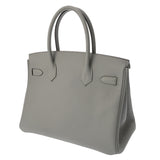 HERMES エルメス バーキン 30 グリムエット X刻印(2016年頃)  レディース トゴ ハンドバッグ Aランク 中古 銀蔵