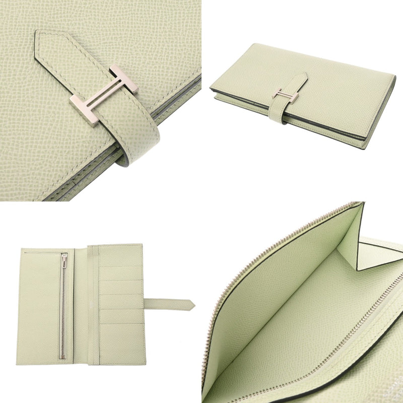 HERMES エルメス ベアン スフレ ヴェールフィズ B刻印(2023年頃) ユニセックス ヴォーエプソン 長財布 ABランク 中古 銀蔵