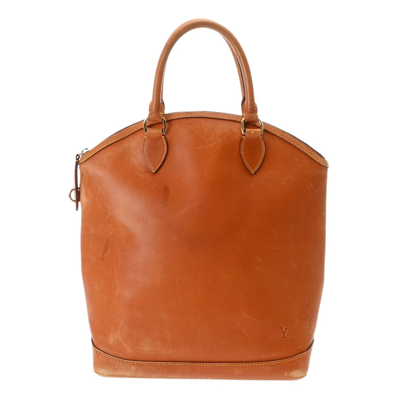 LOUIS VUITTON ルイヴィトン ノマド ロックイット トート ブラウン - メンズ レザー ハンドバッグ Bランク 中古 銀蔵