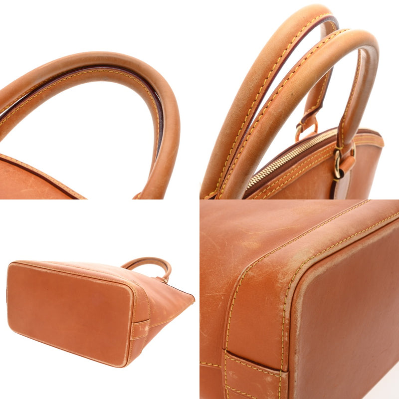LOUIS VUITTON ルイヴィトン ノマド ロックイット トート ブラウン - メンズ レザー ハンドバッグ Bランク 中古 銀蔵