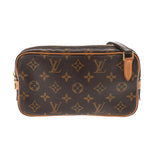 LOUIS VUITTON ルイヴィトン モノグラム マルリーバンドリエール ブラウン M51828 レディース モノグラムキャンバス ショルダーバッグ Bランク 中古 銀蔵