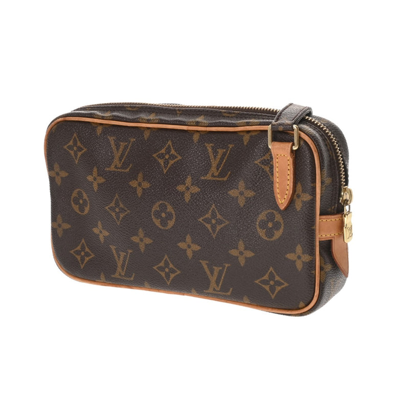 LOUIS VUITTON ルイヴィトン モノグラム マルリーバンドリエール ブラウン M51828 レディース モノグラムキャンバス ショルダーバッグ Bランク 中古 銀蔵