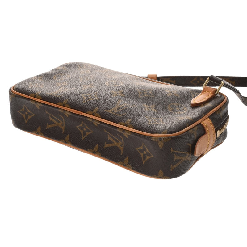 LOUIS VUITTON ルイヴィトン モノグラム マルリーバンドリエール ブラウン M51828 レディース モノグラムキャンバス ショルダーバッグ Bランク 中古 銀蔵