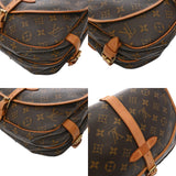 LOUIS VUITTON ルイヴィトン モノグラム ソミュール 30 ブラウン M42256 レディース モノグラムキャンバス ショルダーバッグ Bランク 中古 銀蔵